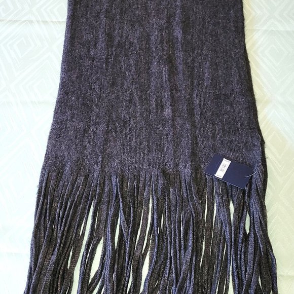 Charcoal Gray Scarf by Lucky Brand - Super Soft - Picture 1 of 2